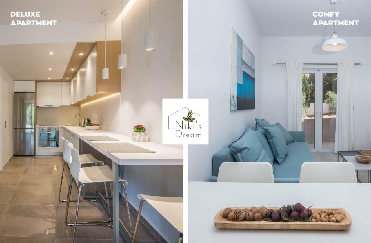 Nikis Dream Comfy Apartments Chrissi Akti Chania Exterior foto